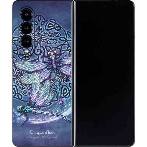 Brigid Ashwood Dragonfly Celtic Knot Galaxy Z Fold4 5G Skin